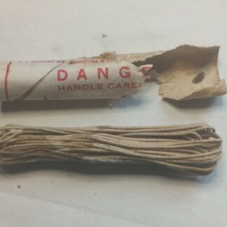 Emballage et fil électrique original INERTE pour détonateur électrique