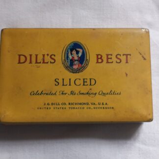 Petite boite vide de tabac DILL'S BEST