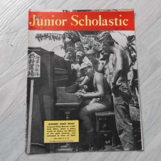 Magazine JUNIOR SCHOLASTIC du 2 octobre 1944