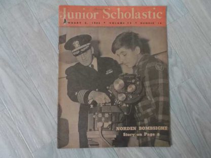 Magazine JUNIOR SCHOLASTIC du 8 janvier 1945