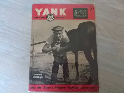 Magazine YANK du 13 juillet 1945 (cheval)