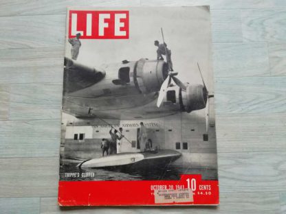Magazine LIFE du 20 octobre 1941 (hydravion)