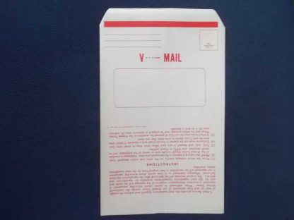 Enveloppe V-MAIL neuve