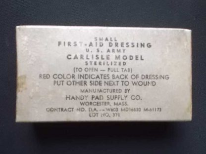 Pansement individuel US HANDY PAD SUPPLY CO.