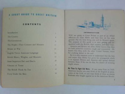 Pocket guide to GREAT BRITAIN daté 1944