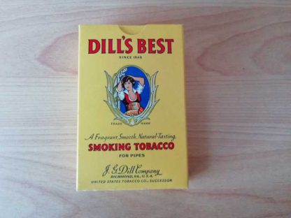 Paquet carton plein de tabac DILL'S BEST daté 1945