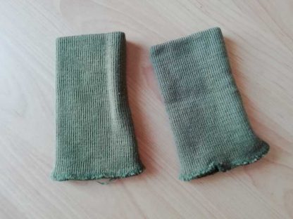 Paire de tricotines originales pour blouson de tankiste