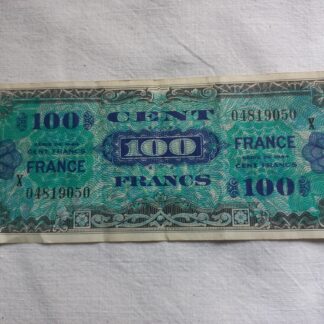 Billet US de 100 francs daté 1944