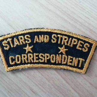 Insigne original STARS AND STRIPES CORRESPONDENT