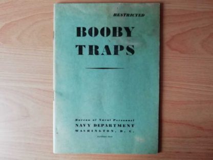 Manuel de l'US NAVY BOOBY TRAPS