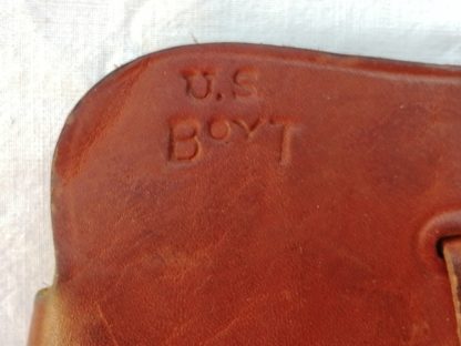 Holster cuir M3 de colt cal .45 daté 1944 nominatif – Image 3
