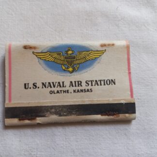 Grande pochette d'allumettes Naval Air Station (02)