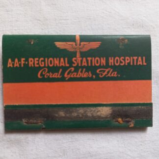 Grande pochette d'allumettes Station Hospital