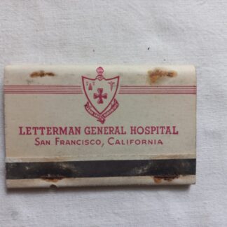 Grande pochette d'allumettes General Hospital (1943/44)