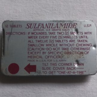 Boite pleine de SULFANILAMIDE d'origine