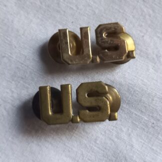Paire d'insignes de col US officier (clips early)