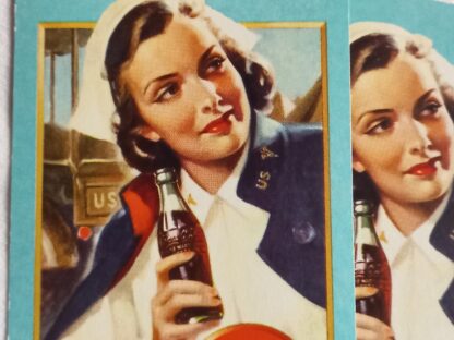 Jeu de cartes COCA COLA original de 1943 (nurse) – Image 3