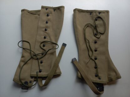 Paire de guêtres US 3R datées 1942 (02)