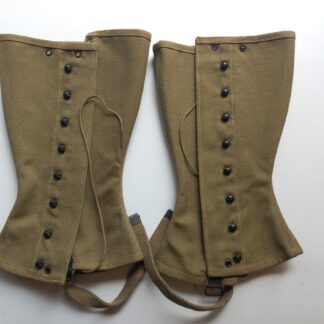 Paire de guêtres US 3R neuves datées 1941