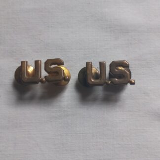 Paire d'insignes de col US officier (clips early)