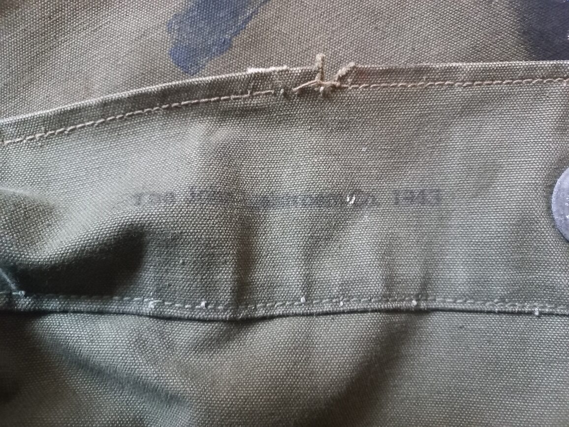 Duffel bag daté 1943 nominatif (MED. DEPT.) – Image 3