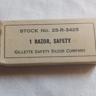 Rasoir GILLETTE réglementaire en boîte carton