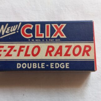 Rasoir CLIX en boîte carton