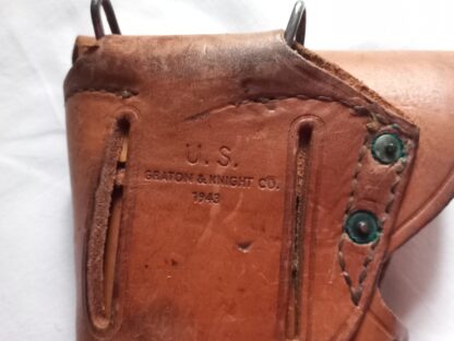 Etui cuir M1916 de colt 45 daté 1943 – Image 3