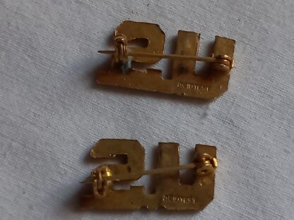 Paire d'insignes de col US d'officier (à épingle) – Image 2