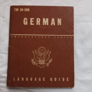 TM 30-306 daté 1943 (german language guide)