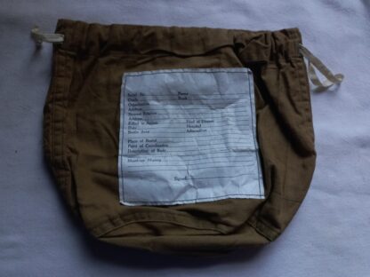 Petit sac pour effets personnels des GI tués