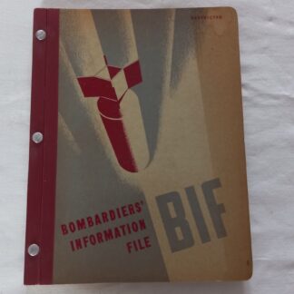 Rare manuel US original de bombardier daté 1945 "nominatif"