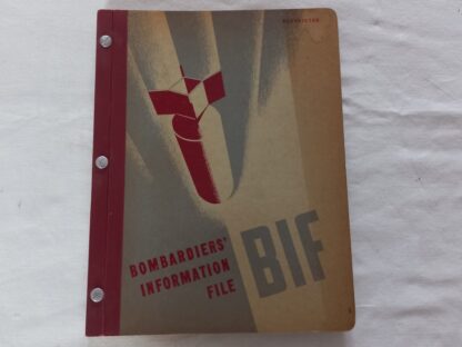 Rare manuel US original de bombardier daté 1945 "nominatif"