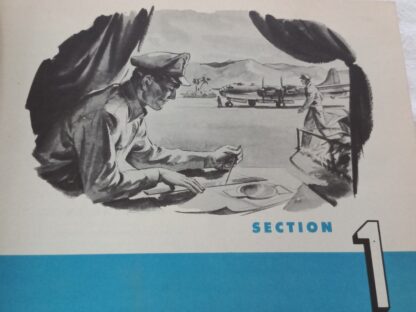Rare manuel US original de bombardier daté 1945 "nominatif" – Image 3
