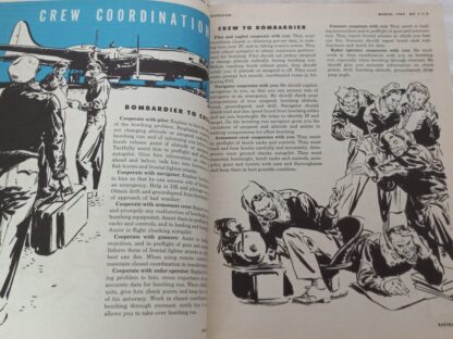 Rare manuel US original de bombardier daté 1945 "nominatif" – Image 7