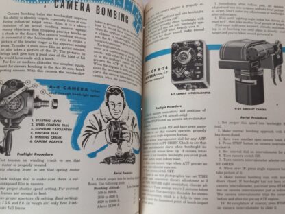 Rare manuel US original de bombardier daté 1945 "nominatif" – Image 8