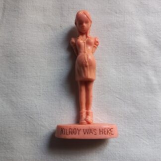 Figurine humoristique "KILROY WAS THERE" (variante rose)