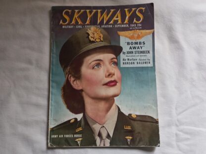 Magazine SKYWAYS de septembre 1943 (nurse)