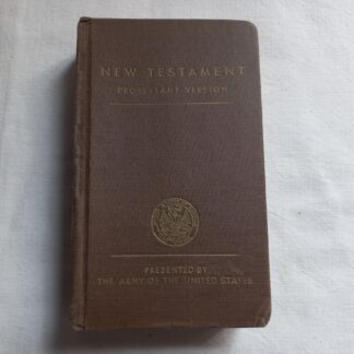 Bible "Protestant version" datée 1941 (neuve)