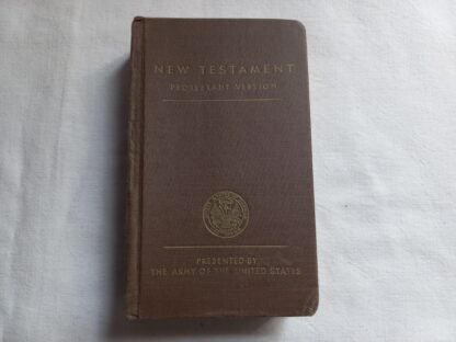 Bible "Protestant version" datée 1941 (neuve)