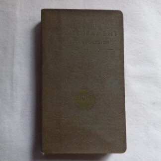 Bible "Protestant version" datée 1941