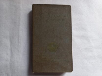 Bible "Protestant version" datée 1941