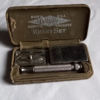 Rasoir GILLETTE en pochette KHAKI SET (complet)
