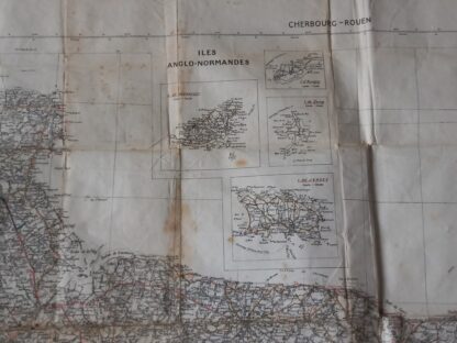 Carte originale CHERBOURG/ROUEN datée 1941 – Image 2