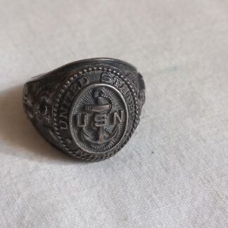 Chevalière US originale US NAVY "sterling"