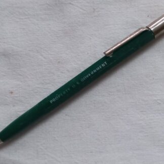 Crayon porte mine US GOVERNMENT "SCRIPTO" (gomme rouge)