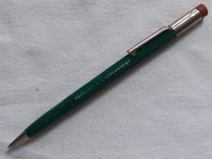 Crayon porte mine US GOVERNMENT "SCRIPTO" (gomme rouge)