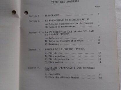 Manuel INF 401/2 de 1966 la charge creuse – Image 2