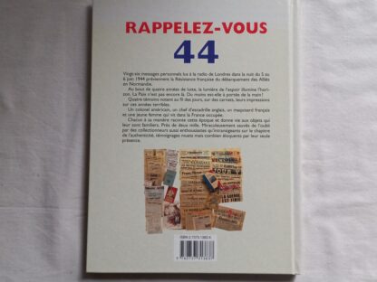 Livre RAPPELEZ VOUS 1944 – Image 3