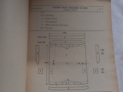 MAT 3945 daté 1962 baches et sangles (JEEP US et M201) – Image 3